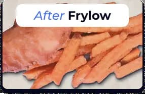 French fries after using Frylow