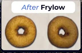 Donuts after using Frylow