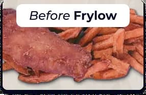 French fries before using Frylow