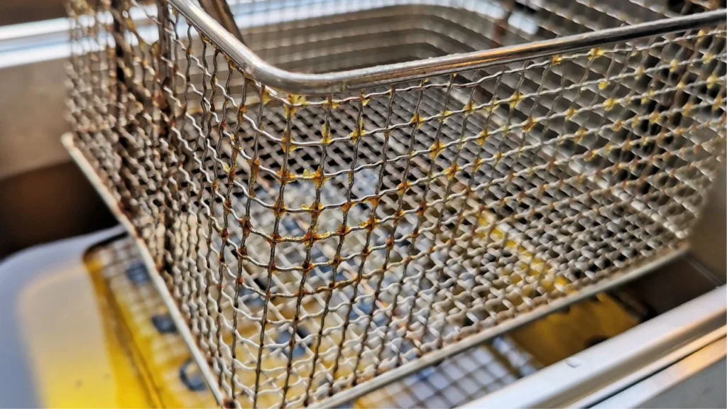 stainless steel fryer basket