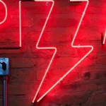 Pizza neon light signage