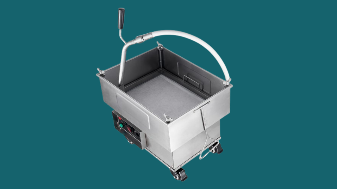 vevor mobile fryer filter on wheels
